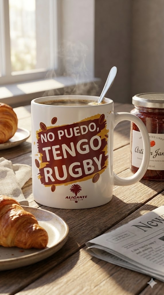 Taza "No Puedo, Tengo Rugby"