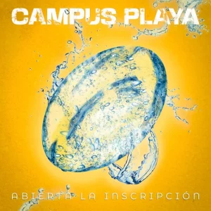 Cartel del Campus de rugby playa de Alicante Rugby Club