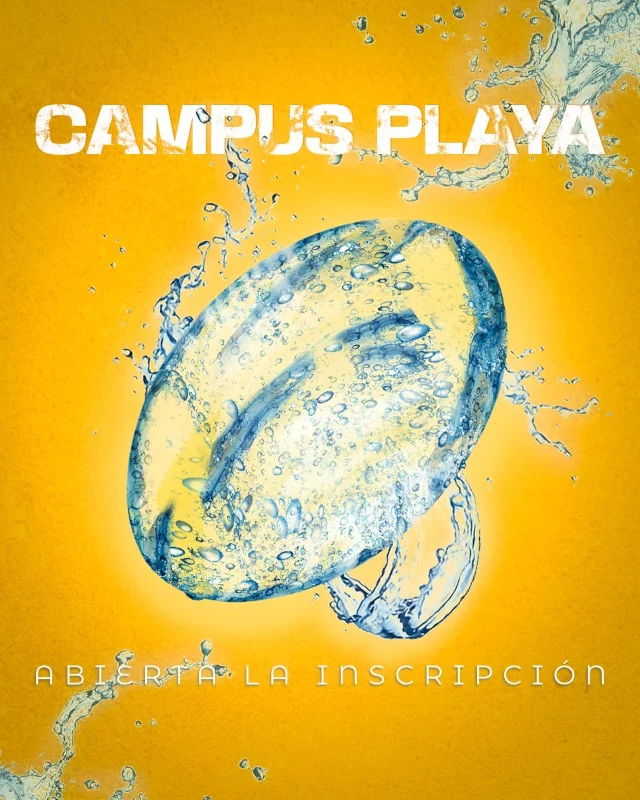 Cartel del Campus de rugby playa de Alicante Rugby Club